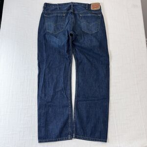 Y2K Levis 569 Jeans Mens 38x33* Loose Baggy Wide Leg Grunge Skater Faded Blue